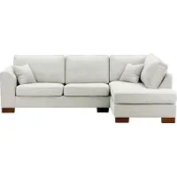 Wintech Canapé d'angle droit Avos avec fonction lit-Vitolini 361-0104-dark oak