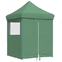 vidaXL Tente de fête 200 x 200 x 306 cm, vert, en tissu Oxford