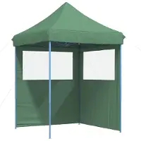 vidaXL Tente de fête 200 x 200 x 306 cm, vert, en tissu Oxford