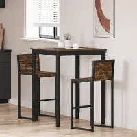 Prolenta Maison Exclusive - Table d'appoint en bois stratifié, forme carrée
