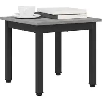 Syfax Table basse Gris Sonoma 40 x 40 x 36 cm Bois d'ingénierie