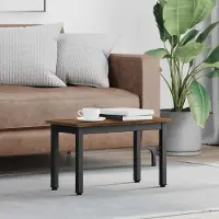 Prolenta Maison Exclusive - Table basse en bois fumé 60 x 30 x 36 cm Matériau dérivé du bois