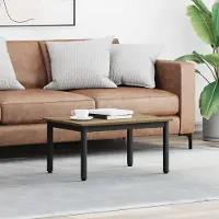 Prolenta Maison Exclusive - Table basse artisanale en chêne 70 x 50 x 36 cm Matériau dérivé du bois