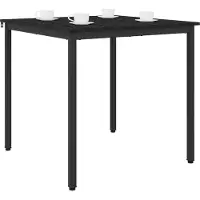 Syfax Table de salle à manger / Table de repas 80 x 80 x 75 cm MÉTAL