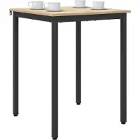 Syfax Table de salle à manger / Table de repas 60 x 60 x 75 cm MÉTAL