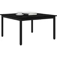 Syfax Table basse Chêne noir 80 x 80 x 45 cm Bois d'ingénierie
