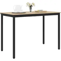 Syfax Table de bar debout Bois d'ingénierie Rectangulaire