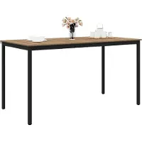 Syfax Table de bar debout Bois d'ingénierie Rectangulaire