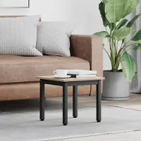 Prolenta Maison Exclusive - Table basse Sonoma 40 x 40 x 36 cm Matériau dérivé du bois