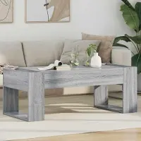 Prolenta Maison Exclusive - Table basse Sonoma grise 110 x 50 x 41 cm Matériau dérivé du bois