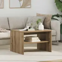 Prolenta Maison Exclusive - Table basse en chêne artisanal 60 x 50 x 40 cm Matériau dérivé du bois