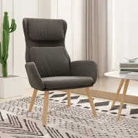 vidaXL Fauteuil Relax en velours gris foncé - Fauteuil Relax - Fauteuils Relax - Chaise - Fauteuil