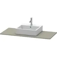 Duravit Console XSquare, 1 découpe, 800x16x550mm, XS060D09292