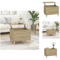 vidaXL Table basse Chêne Sonoma 60x44,5x45 cm Bois composite - Tables basses