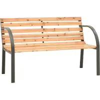 The Living Store Banc de jardin pour enfants 81 cm Bois de sapin chinois