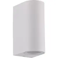 Polux Applique d'extérieur 2xGU10 blanc ovale haut/bas BOSTON 313348