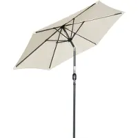 Angel Living Parasol - Ø270 cm - Inclinable - Crème