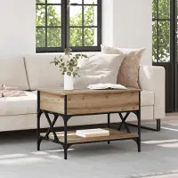 Prolenta Maison Exclusive - Table basse Chêne Artisan 70x50x50cm Matériau dérivé du bois