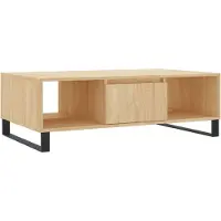 Syfax Table basse chêne sonoma 104x60x35 cm bois d'ingénierie