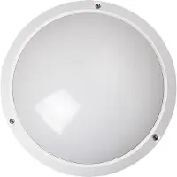 Rabalux 5810 Plafonnier d'extérieur Lentil, E27, blanc, rond, ø270mm