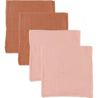 Pippi Baby Carrés de mousseline Pippi - 4 Pack - 65x65 cm - Guidé Rose - - UneTaille - carrés de mousseline