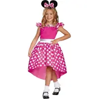 Disney Minnie Classic Girl Costume Rose 3-4 Years Enfants