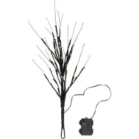 Spetebo 3.09 LED Branche lumineuse avec 18 branches - env. 60 cm / 54 LED - intérieur / extérieur avec pile et minuterie