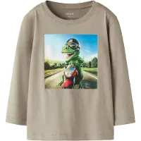 Name it Blouse - NmmVoto - Vintage Khaki/Dino Moto - - 2 ans (92) - Blouse