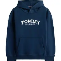 Tommy Hilfiger Sweatshirts à capuche MONOTYPE PRINT HOODIE garcons - Marine - 12 ans
