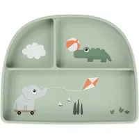 Done by Deer Stick & Stay Playground Compartmented Plate Vert