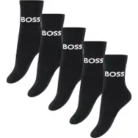 BOSS J52638 Socks 5 Pairs Noir EU 27 Garçon
