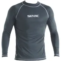 Seac Sub T-sun Long Sleeve Rash Guard Gris M Homme