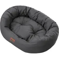 Doggy Lit pour chien avec matelas imperméable "Amazing" - Lit orthopédique pour animaux domestiques ovale pour intérieur & extérieur - 75x60 cm
