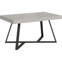 Ityhome - Table extensible 160/420X90 cm Booster cachemire pieds anthracite
