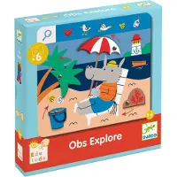 Djeco Jeu d'observation - Obs Explore - - UneTaille - Jeu