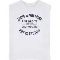 Zadig & Voltaire X60535 Sleeveless T-shirt Blanc 10 Years Fille