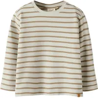Lil´ Atelier T-Shirt 'NMMLIMIA' beige / blanc cassé