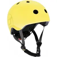 ScootAndRide Casque Scoot and Ride S-M Highwaykick, casque de sécurité pour enfants, couleur citron