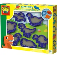 SES Creative SES Moules de coulée d'argile - Dinosaures