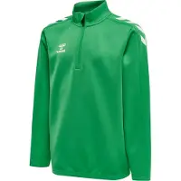 Hummel Sweat de sport vert / blanc