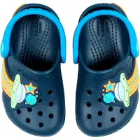 Crocs Sandales av. Lumière - Classic Clog T - Marine av. OVNI - - 22/23 - Chaussures Clignotantes