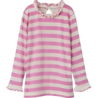 Name it Blouse - NmfPrakula - Fuchsia Rose/Bright White - - 3 ans (98) - Blouse