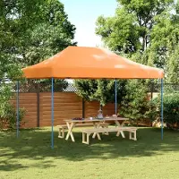 Prolenta Maison Exclusive - Tente de réception pliable Pop-Up orange 410 x 279 x 315 cm