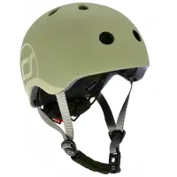 Scoot & Ride Casque de Vélo - Olive - - 45-51 cm - Casque de Vélo