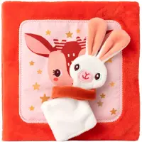 Lilliputiens Stella And Her Stuffed Animal Activity Book Rouge Enfants