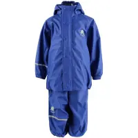 CeLaVi Ensemble de pluie basique uni en PU Enfant Bleu Océan Oceanblue