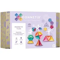 Connetix Ensemble d'aimants - 48 Parties - Pastel Pack d'extensi - - UneTaille - Jouets Magnétiques