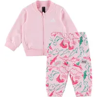 Adidas Seasonal Essentials Adiraptor Fleece Tracksuit Rose 3-6 Months Enfants