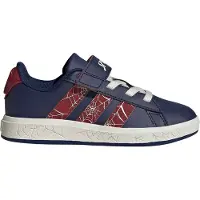 Adidas Chaussure de sport 'Marvel Spider-Man Grand Court' bleu foncé / lie de vin / blanc