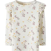 Name it T-Shirt 'NMFGAVO' jaune / violet clair / blanc cassé